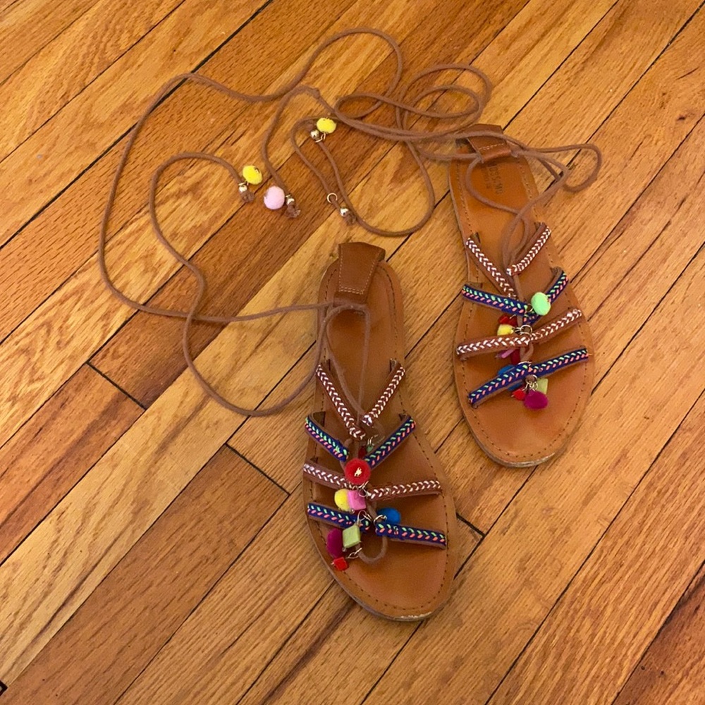 Mossimo Colorful Gladiator Sandals size 8